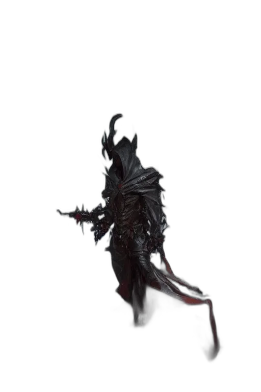 dragon, staff, creature, mask transparent PNG cut-out