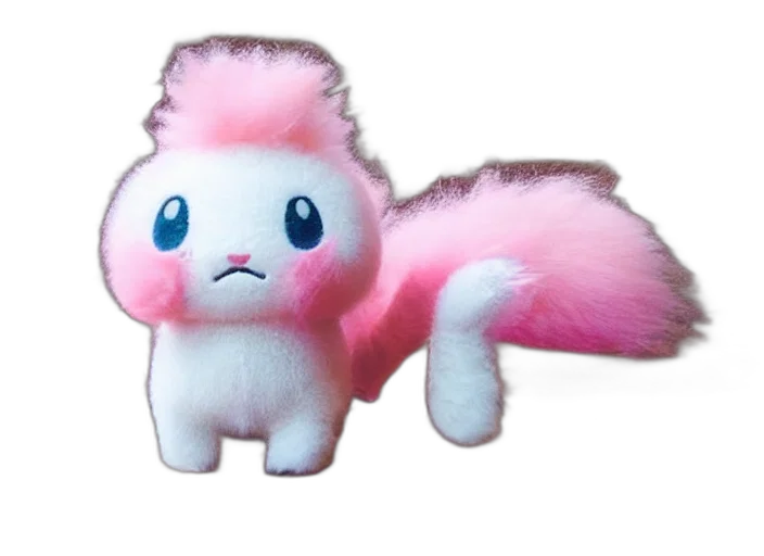 creature, staff, animal, hair, 3d render, concept art, real, life transparent PNG cut-out