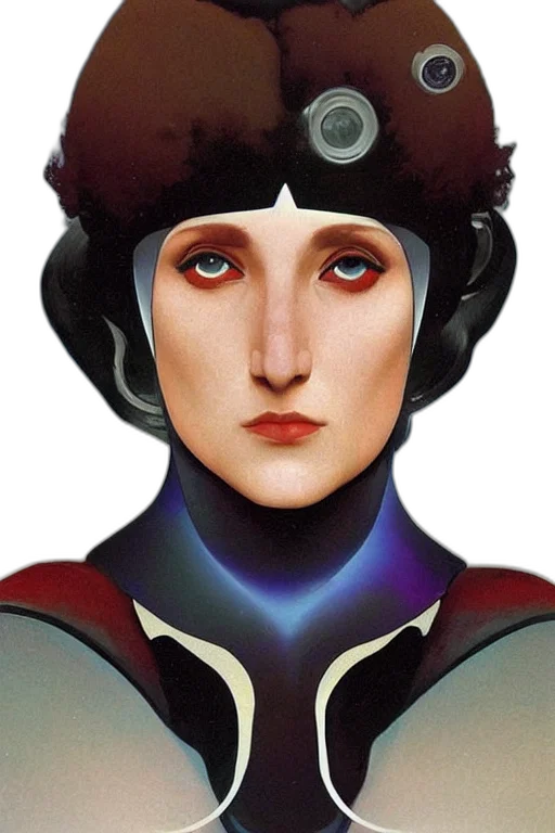 robot, face, mask, crown, cyberpunk, concept art, comic book art, photorealistic transparent PNG cut-out
