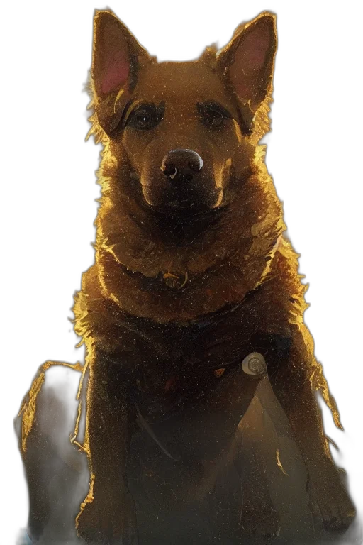 animal, staff, crown, creature transparent PNG cut-out