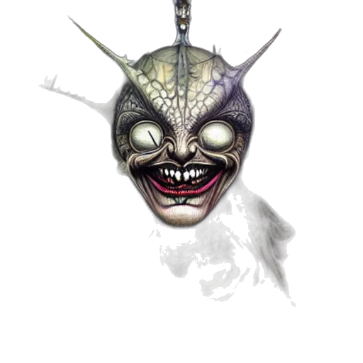 mask, face, creature, staff transparent PNG cut-out