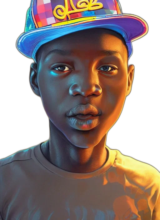 face, hat, crown, animal, photorealistic, concept art, 3d render, fantasy art transparent PNG cut-out
