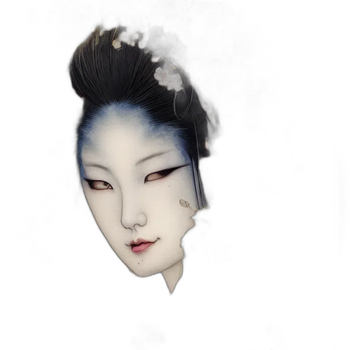 mask, face, creature, crown transparent PNG cut-out