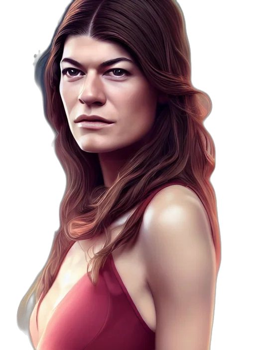 face, photorealistic, concept art, fantasy art transparent PNG cut-out