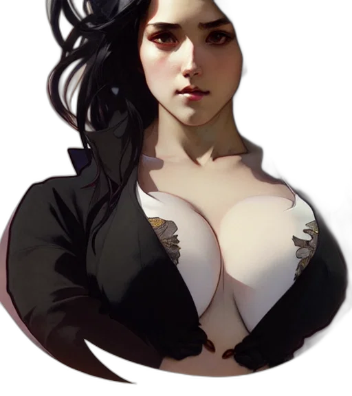 dress, jacket, face, staff, concept art, fantasy art, pixel art, comic book art transparent PNG cut-out