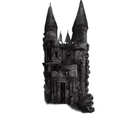 building, crown, staff, weapon, concept art, 3d render, fantasy art, pixel art transparent PNG cut-out