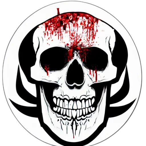 staff, pixel art, comic book art, concept art, cartoon, bloody, face, skull transparent PNG cut-out