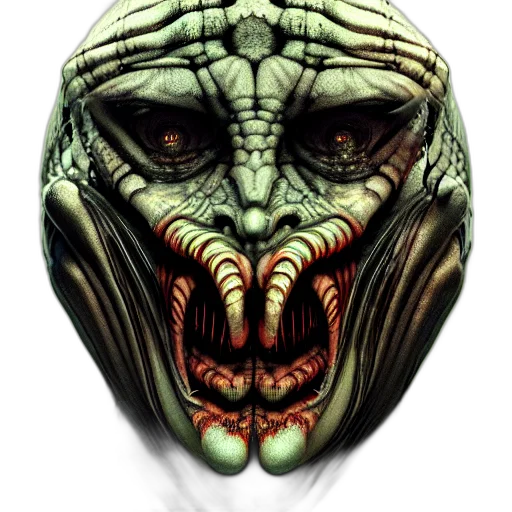 mask, creature, face, animal, concept art, fantasy art, photorealistic, 3d render transparent PNG cut-out