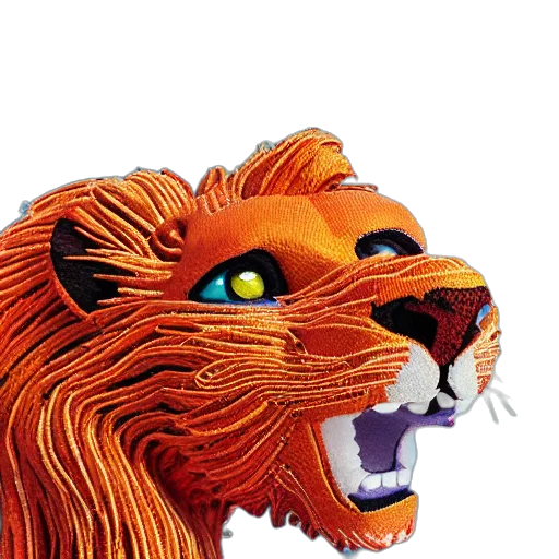 animal, mask, creature, 3d render transparent PNG cut-out