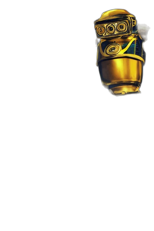 weapon, bottle, staff, crown, concept art, pixel art, 3d render, fantasy art transparent PNG cut-out