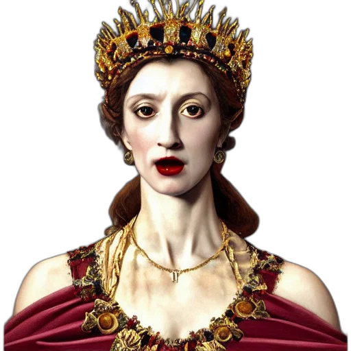 crown, jewelry, face, photorealistic transparent PNG cut-out