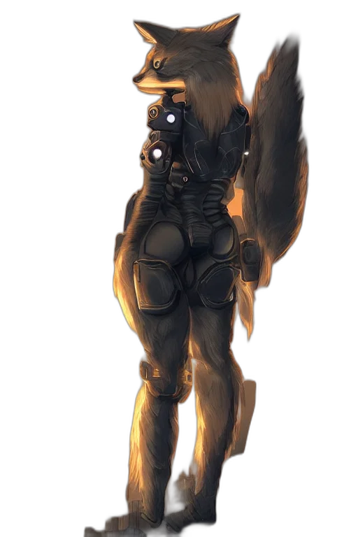robot, weapon, staff, animal transparent PNG cut-out