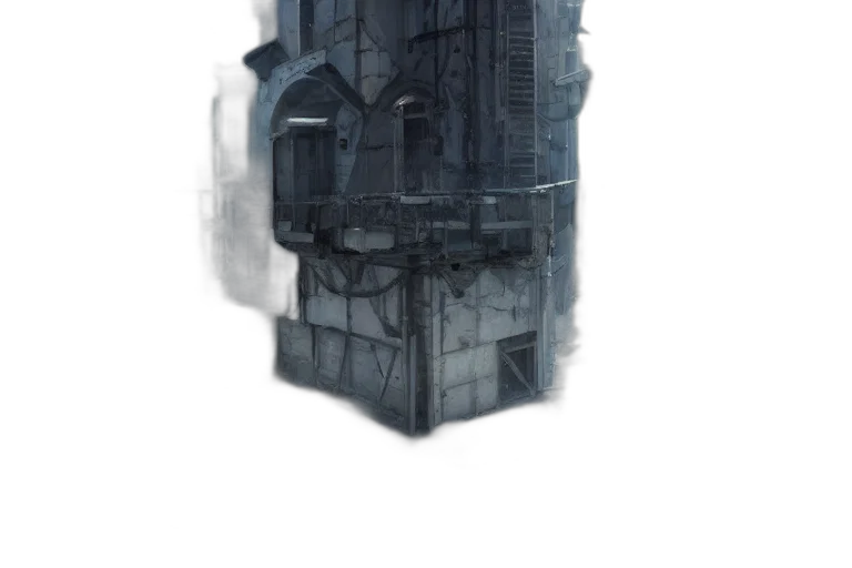 building, robot, face, mask transparent PNG cut-out