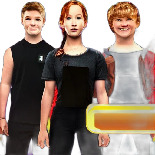 3d render, concept art, photorealistic, hunger, games, but, nickelodeon, game transparent PNG cut-out