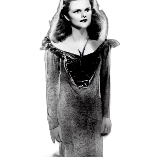dress, jacket, crown, face, lee, remick, vampire, film transparent PNG cut-out