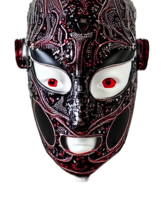 mask, face, robot, 3d render transparent PNG cut-out