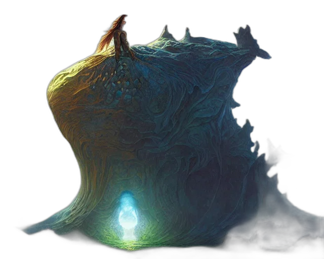 dragon, creature, crown, mask transparent PNG cut-out