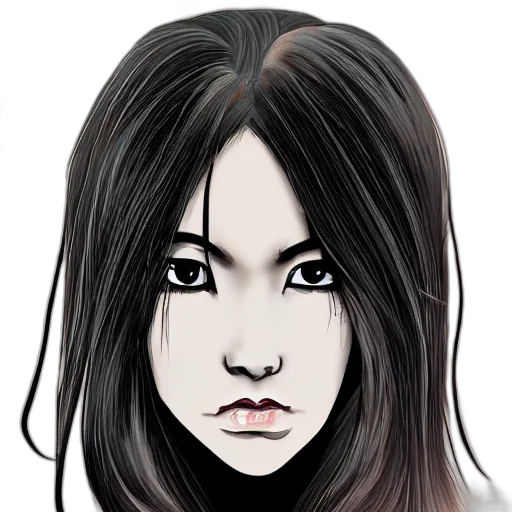 face, mask, hair, staff, photorealistic, comic book art, cartoon, anime transparent PNG cut-out