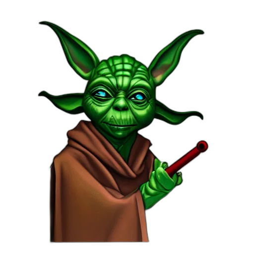 staff, weapon, mask, pixel art, concept art, fantasy art, comic book art, green transparent PNG cut-out