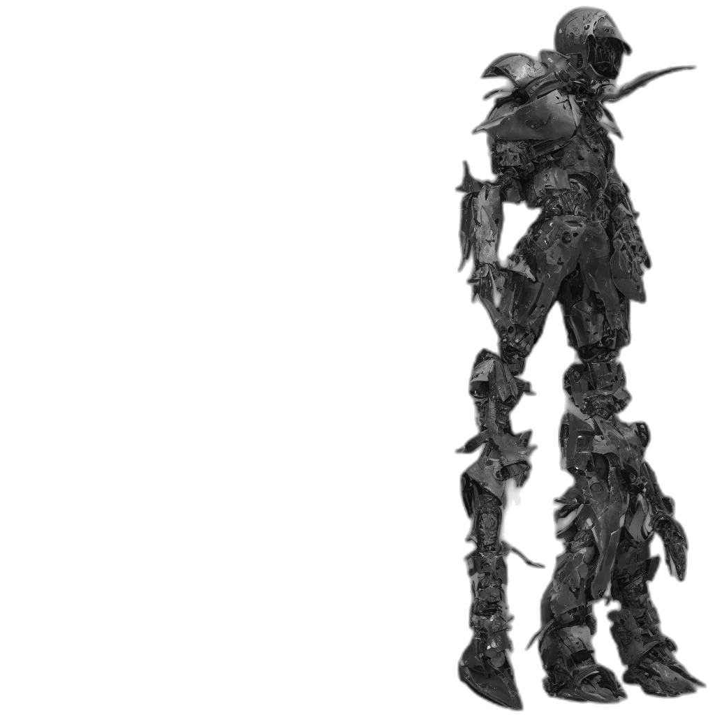 robot, weapon, dragon, staff transparent PNG cut-out