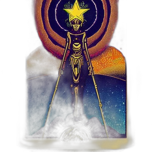 staff, concept art, fantasy art, outer space transparent PNG cut-out