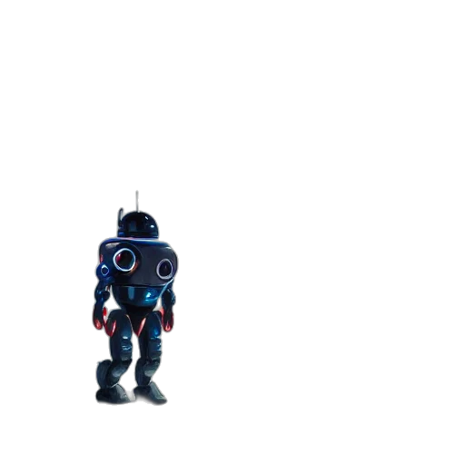 robot, staff, creature, weapon, 3d render, pixel art, concept art, vaporwave transparent PNG cut-out