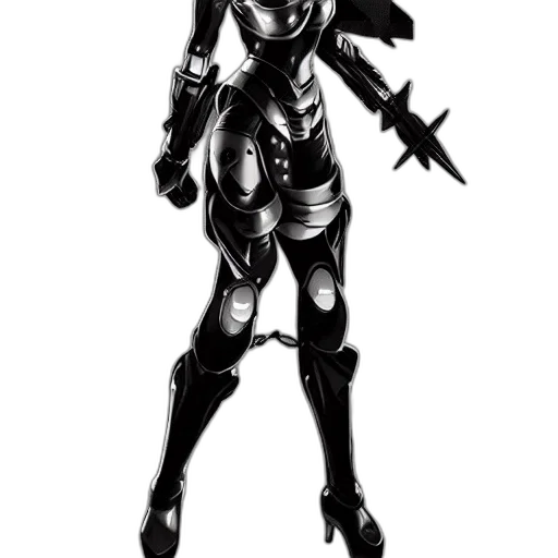 robot, weapon, staff, sword transparent PNG cut-out