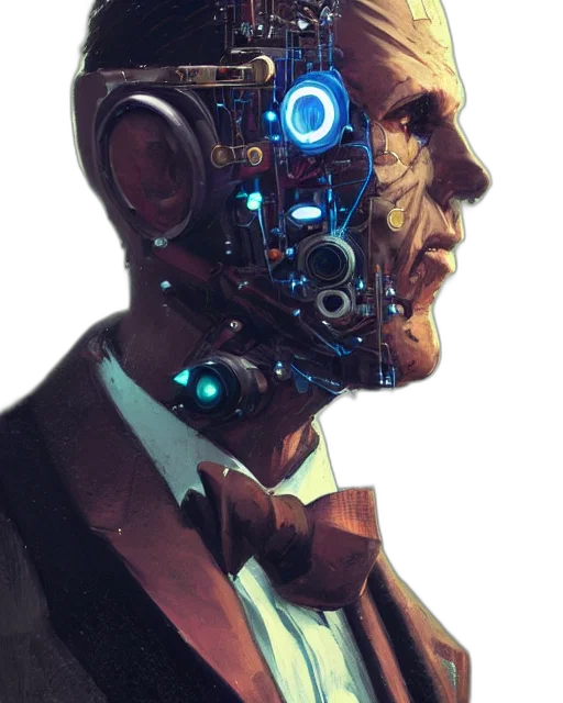 robot, mask, face, staff transparent PNG cut-out