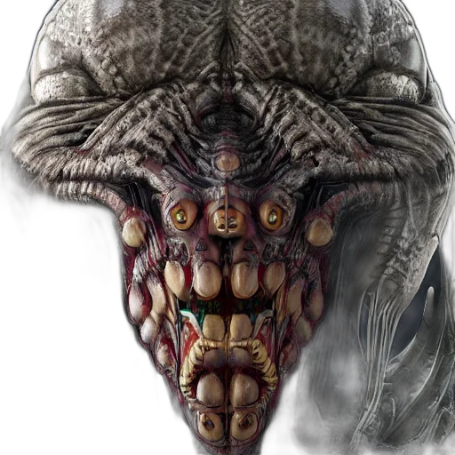 creature, mask, dragon, face transparent PNG cut-out