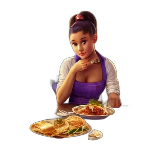 food, pixel art, concept art, photorealistic transparent PNG cut-out