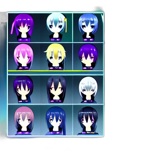 concept art, 3d render, pixel art, anime transparent PNG cut-out