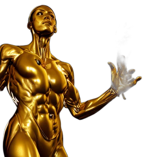 jewelry, robot, concept art, 3d render transparent PNG cut-out