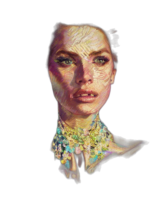 face, jewelry, mask, crown, photorealistic, watercolor, fantasy art, concept art transparent PNG cut-out