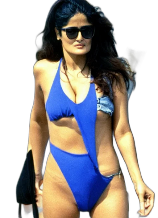 photorealistic, 3d render, beach, blue transparent PNG cut-out