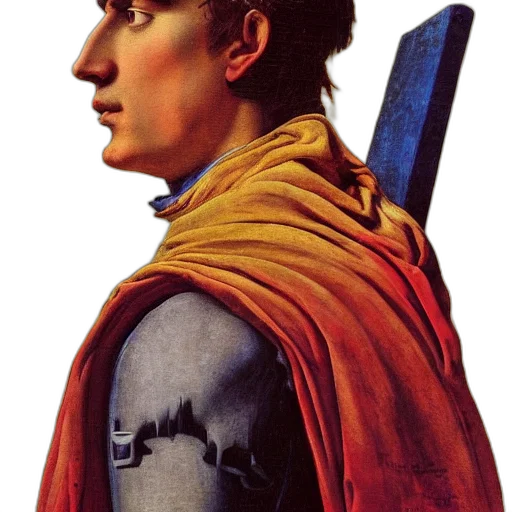sword, staff, face, photorealistic transparent PNG cut-out