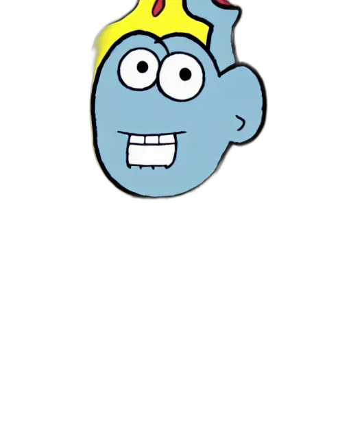 staff, creature, hat, face, cartoon, concept art, 3d render, comic book art transparent PNG cut-out