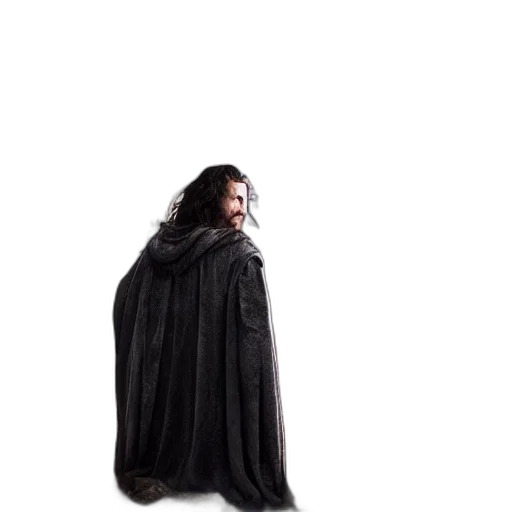 jacket, creature, dress, sword transparent PNG cut-out