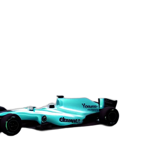 car, concept art, 3d render, blue, drifting, across, frozen, ice transparent PNG cut-out