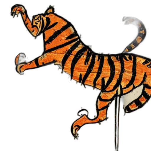 dragon, animal, staff, creature transparent PNG cut-out