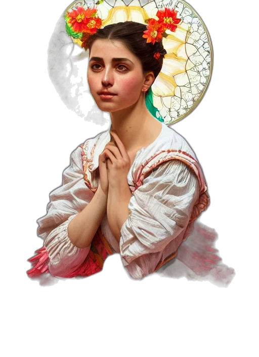 jewelry, face, crown, dress, oil painting, photorealistic, fantasy art, concept art transparent PNG cut-out