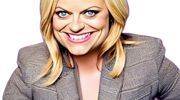 face, animal, creature, jacket, photorealistic, cartoon, leslie, knope transparent PNG cut-out