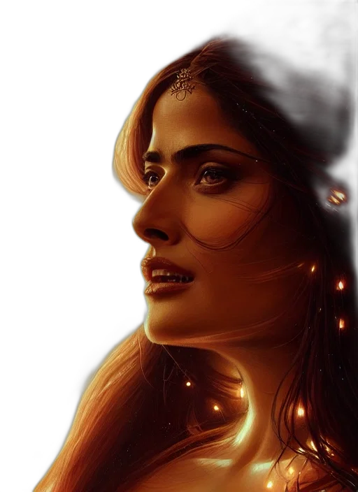 face, crown, jewelry, photorealistic transparent PNG cut-out