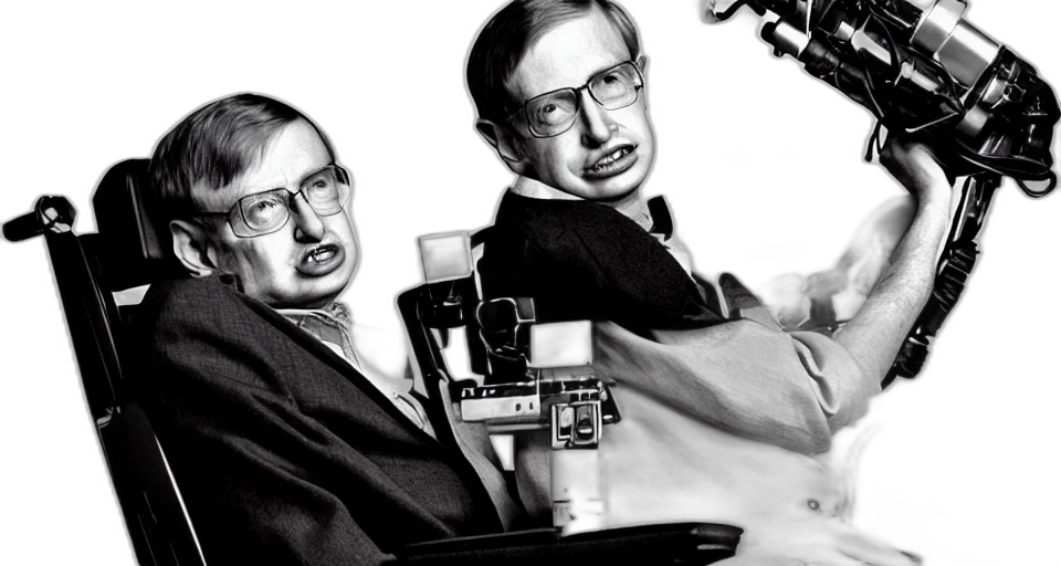 robot, concept art, stephen, hawking transparent PNG cut-out