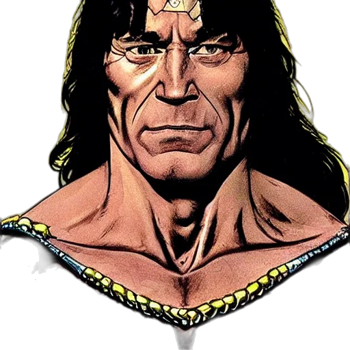 face, hair, comic book art, concept art transparent PNG cut-out