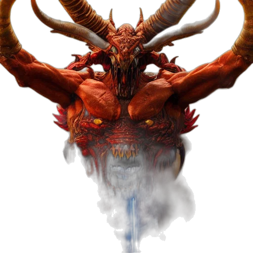 dragon, mask, creature, concept art transparent PNG cut-out