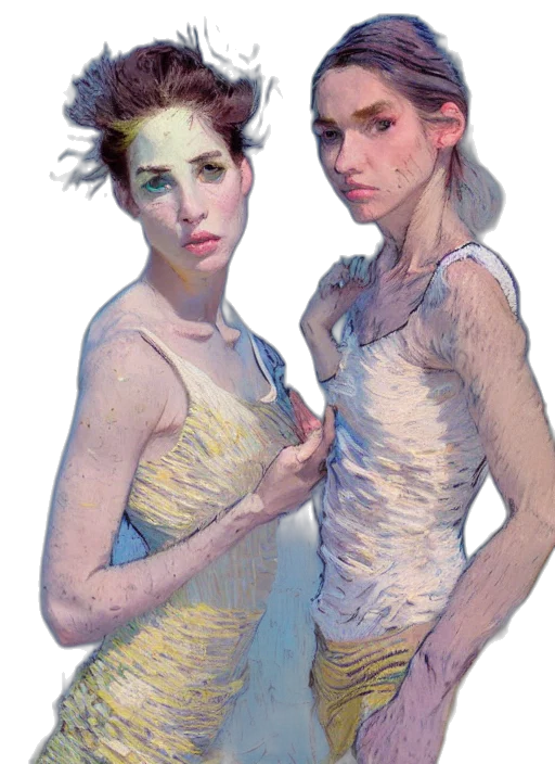 dress, oil painting, concept art, photorealistic, fantasy art, underwater, snow, city street transparent PNG cut-out
