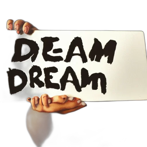 staff, 3d render, concept art, photorealistic, cat, holding, sign, text transparent PNG cut-out