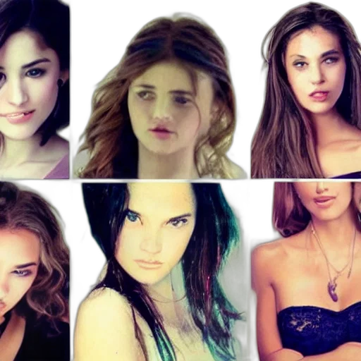 photorealistic, oil painting, beautiful, girls transparent PNG cut-out