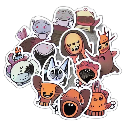 mask, creature, concept art, pixel art transparent PNG cut-out