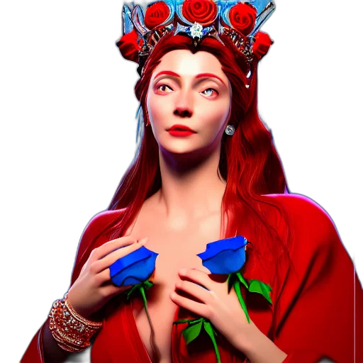 crown, jewelry, fantasy art, 3d render transparent PNG cut-out